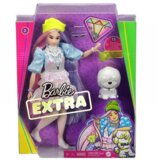 Barbie Extra punčka #2 v bleščečem videzu s hišnim kužkom | Shoptok.si