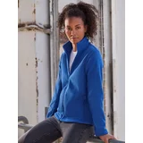 RUSSELL Blue women's fleece with stand-up collar