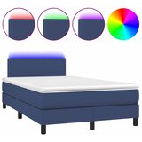  box spring s madracem LED plavi 120 x 200 cm od tkanine | shoptok.hr