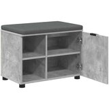  Haldna klop z blazino Enobarvno Betonsko siva 60 x 38 x 46 cm, (5000160707) | Shoptok.si