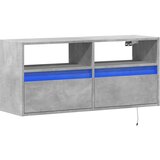  Zidni TV ormarić s LED svjetlima boja betona 100x31x45 cm | Eponuda.ba