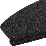  Samoljepljivi stepenasti ulošci 15 pcs Crna 80 x 28 x 3,5 cm | shoptok.hr