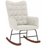  Stolica za ljuljanje krem baršunasta | shoptok.hr