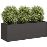  Žabica Crna 120x40x40 cm Hladno valjani čelik | shoptok.hr