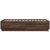  Okvir za krevet smeđi hrast 75x190 cm konstruirano drvo | shoptok.hr