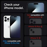  Kaljeno steklo SPIGEN Glas.TR EZ FIT, 2 kosa, za IPHONE 15 PRO MAX, prozorno | Shoptok.si