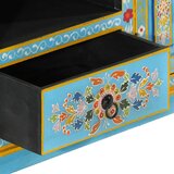 TV ormarić plavi 110 x 30 x 40 cm od masivnog drva manga | Eponuda.ba
