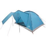 vidaXL Kamperski šotor s streho Modra 6 oseb Poliester in jeklo, (5000309537) | Shoptok.si