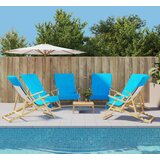  Ručnici za plažu 6 kom tirkizni 60 x 135 cm od tkanine 400 GSM | shoptok.hr
