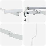 Nadstrešnica Senčnik Bela 5 x 3 m Kovina - - Bela - 31.22 - 5 x 3 m - 2025- | Shoptok.si