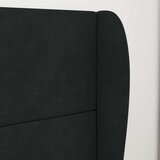  Uši uzglavlja Crna 80 x 23 x 6 cm Baršun | shoptok.hr