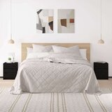  Noćni ormarići 2 kom crni 40 x 31 x 50 cm od masivne borovine | shoptok.hr