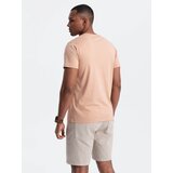 Ombre Classic BASIC men's cotton T-shirt - flesh-colored | Shoptok.si