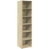 Maison Chic Visoka omara - Komoda - Predalnik sonoma hrast 45x41x185 cm inženirski les, (21718958) Cene
