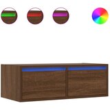 TV ormarić s LED svjetlima boja smeđeg hrasta 75x35,5x25 cm | shoptok.hr