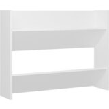 vidaXL Stenska omara za čevlje bela 80x18x60 cm iverna plošča, (20803677) | Shoptok.si