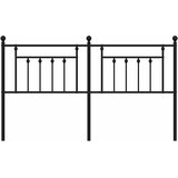  Metalno zamjensko uzglavlje crno 160 cm | shoptok.hr