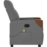  Krevetna stolica za masažu Tamno siva 69 x 86 x 100 cm tkanina | shoptok.hr