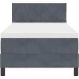  Krevet s opruga kutije Tamno siva 100 x 200 cm Baršun | shoptok.hr