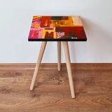 Hanah home klub sto Shp55, 35x42x35 cm, Šareni | ePonuda.com