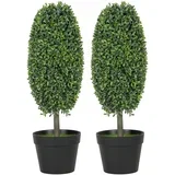 umetna rastlina plastika, cement Ø17,5 x 60V cm zelena, (5000242198)