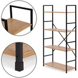 ModernHome LOFT drvene police za knjige, 4 razine | shoptok.hr