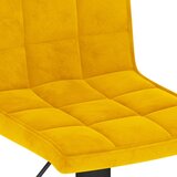  Barski stolci 2 kom boja senfa baršunasti | shoptok.hr