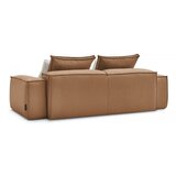 Bobochic Paris Smeđa sofa od imitacije kože 260 cm Boheme – | shoptok.hr