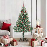 vidaXL Umjetno božično drevo s snežno obloženimi vejicami in LED lučko | Shoptok.si
