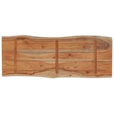 Stolna ploča 100x40x2,5 cm pravokutna bagremovo drvo živi rub | shoptok.hr