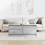  Stol za kavu s ladicama sivog sonome 100x100x40 cm | shoptok.hr