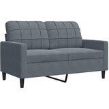  2-dijelni set sofa s jastucima tamnosivi baršunasti | shoptok.hr
