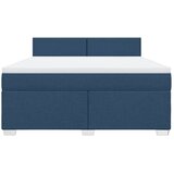  Krevet s oprugama i madracem plavi 180x200 cm od tkanine | shoptok.hr