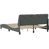  Okvir za krevet bez madraca tamnosivi 160x200 cm od tkanine | shoptok.hr