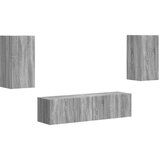  Komplet TV omaric 4 pcs Siva Sonoma Konstruiran les, (5000132243) | Shoptok.si