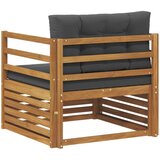  Zunanji kavč Masivno akacijevo les in poliester, (5000269985) | Shoptok.si
