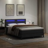  Krevet s opruga kutije Crna 160 x 200 cm Umjetna koža | shoptok.hr