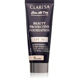 Claresa Care All Day Beauty Protective Foundation zaščitni tekoči puder SPF 50 odtenek 1W Light Warm 30 ml Cene