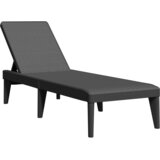  Ležaljka za sunčanje antracit 186 x 60 x 29 cm PP | shoptok.hr
