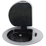 solight PP122C-PD20 - Stolna kolona sa utičnicom za radnu ploču 1x230V + USB-C PD, srebrna | Eponuda.com
