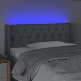  Posteljno vzglavje svetlo sivo 103x16x78/88 cm blago, (20739785) | Shoptok.si