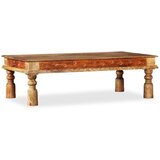  Klubska mizica trden mangov les in palisander 110x60x38 cm | Shoptok.si