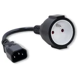 ADAPTADOR QOLTEC IEC 320 C14 PARA CABO DE ALIMENTAÇÃO FRANCÊS DE 0,15 M PARA FONTE DE ALIMENTAÇÃO, (5000261392)