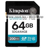  Kartica SD 64GB Canvas Go! Plus Kingston SDG4/64GB | Eponuda.ba