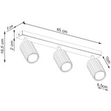 Sollux Sivorjavo kovinsko točkovno svetilo 6,5x45 cm Gleam – | Shoptok.si