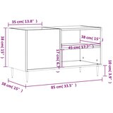 Ormarić za ploče boja hrasta 85x38x48 cm konstruirano drvo | shoptok.hr
