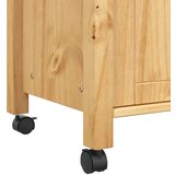 vidaXL Kuhinjski voziček MONZA 60x40x90 cm trdna borovina | Shoptok.si
