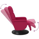  Naslonjač s osloncem za noge boja crvenog vina baršunasti | shoptok.hr