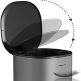 Songmics Koš za smeti 5 L, siv | Shoptok.si