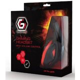 Gembird GHS-03 Gaming Matte Black/Red, slušalke z mikrofonom | Shoptok.si